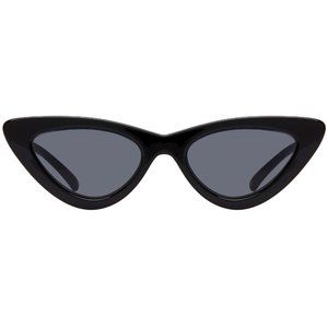 Le Specs x Adam Selman The Last Lolita, cat-eye black sunglasses